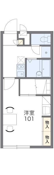 取手市戸頭のアパートの間取り