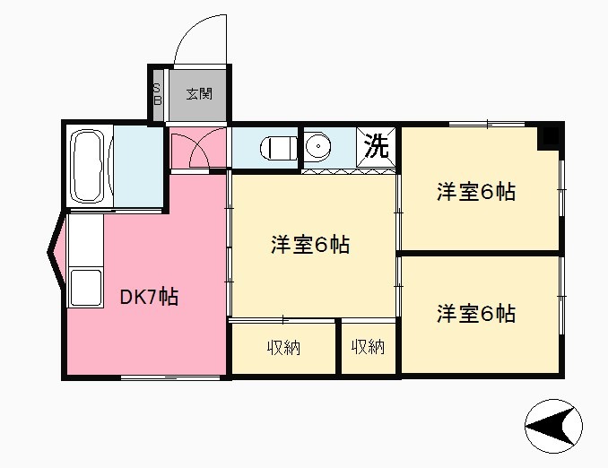 ＵＫＥＮＡ土橋の間取り