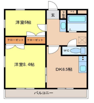 コンパスローズ白浜の間取り