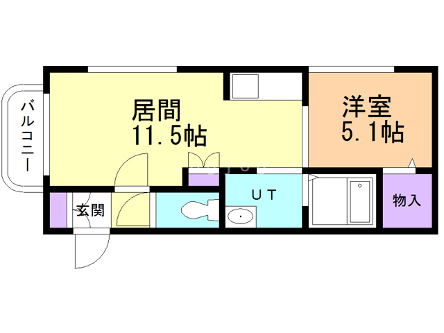 マンションむらかみ６の間取り