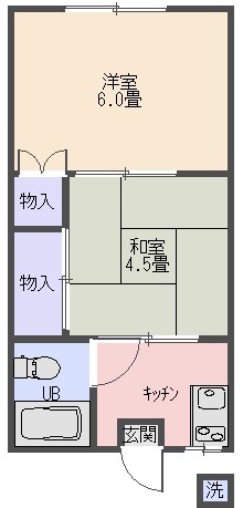 沼袋4丁目の間取り