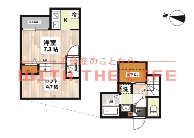 ADC小郡ブルクの間取り