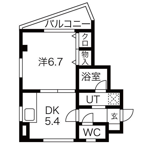 すずかけ2号館の間取り