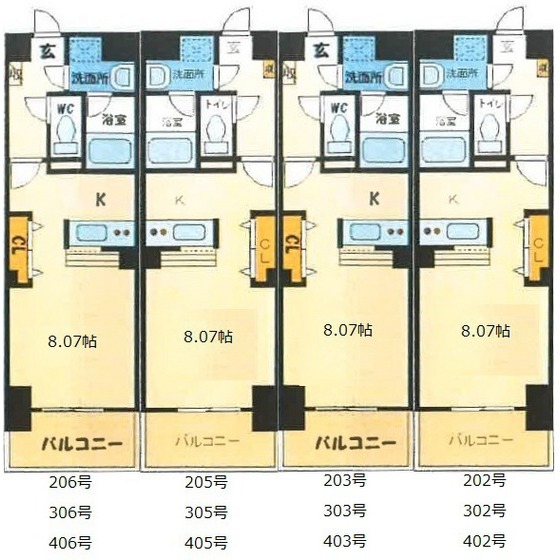 アーバン肴町の間取り