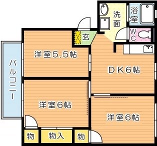 キャラメルハウス　C棟の間取り