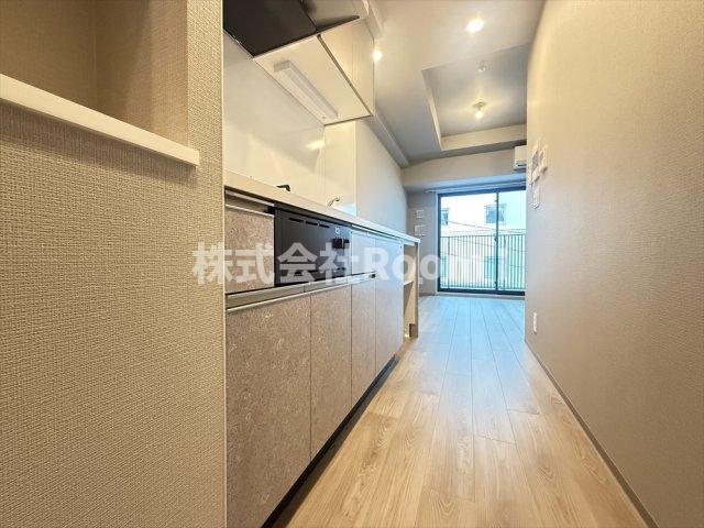 キッチン　コンパクトなキッチンで掃除もラクラク