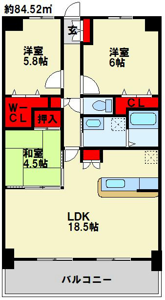 スマートIIの間取り