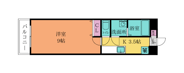 HAMIEL　KOKURAの間取り