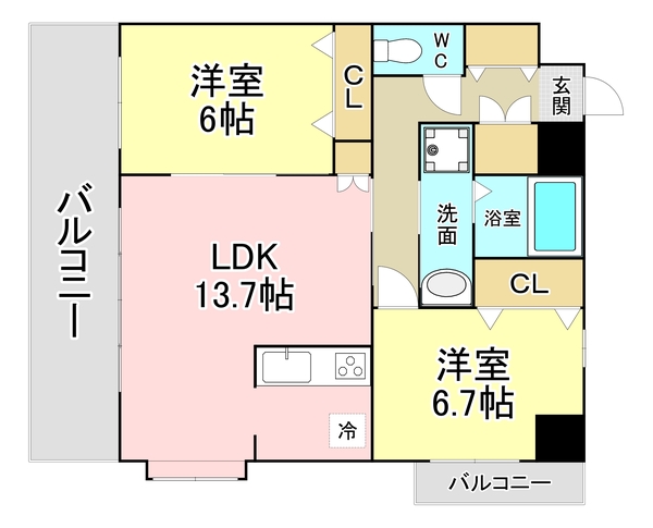 フェルト５１５の間取り
