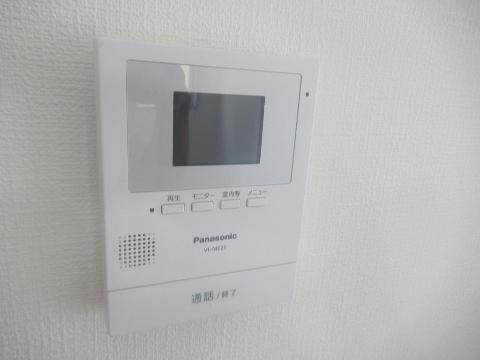 マンション紫明園　セキュリティ　カメラ付インターホン
