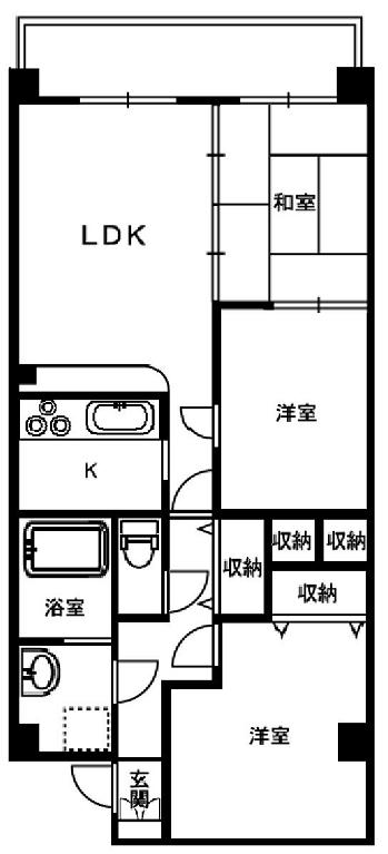 ロイヤルシャトー一番館_間取り_0