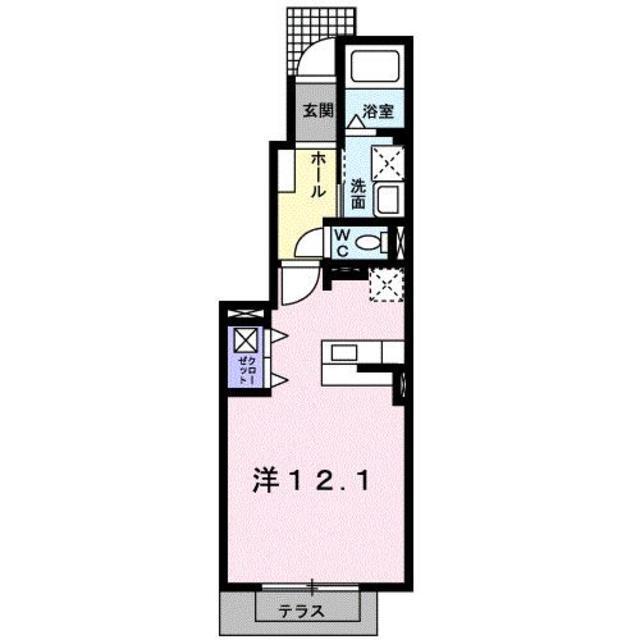 ＪＲ日豊本線 国分駅 徒歩35分 2階建 築16年の間取り写真
