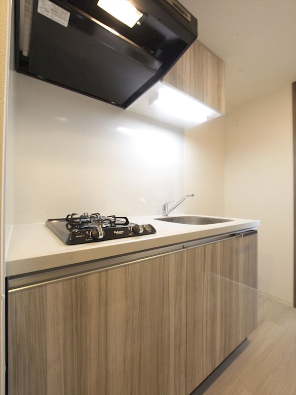 キッチン　システムキッチン（ガス2口コンロ付）