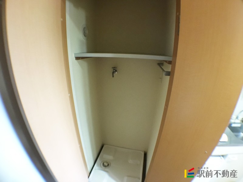 洗面設備　洗濯機置き場