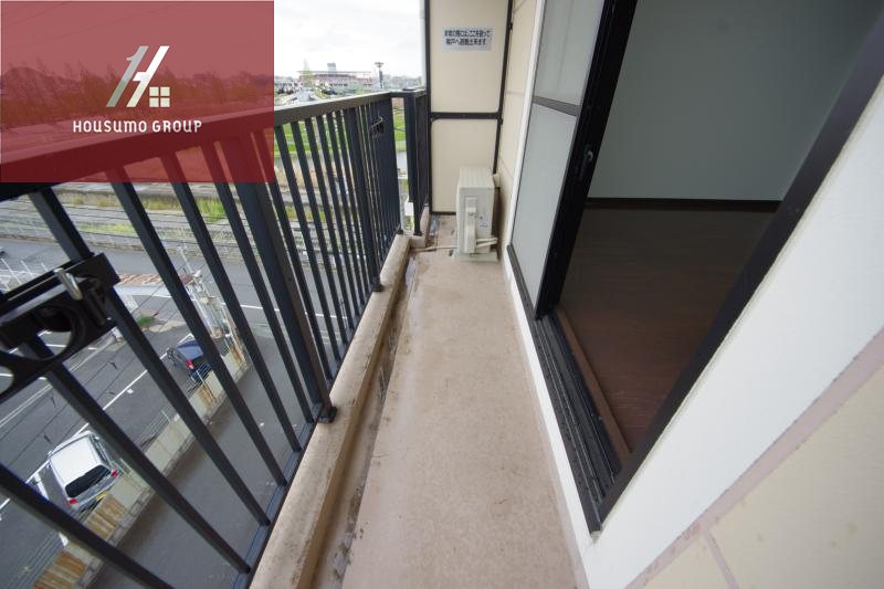 バルコニー　落ち着いた時間を過ごせるバルコニーです