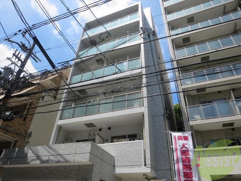 建物外観　三ノ宮駅まで徒歩９分の場所にあります！