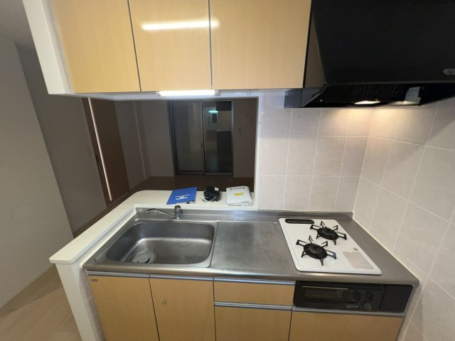 キッチン　2口ガスコンロついてます♪