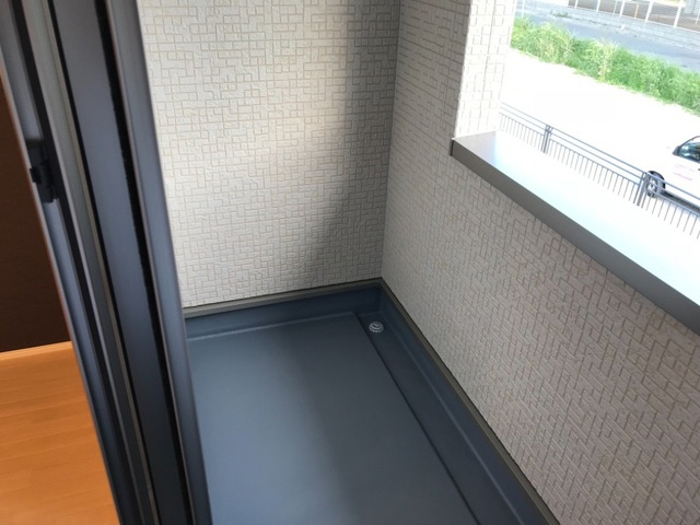 バルコニー　写真は反転のお部屋です