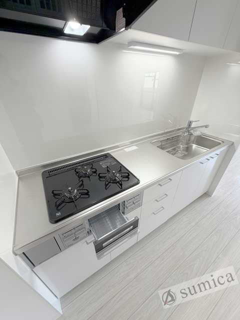 キッチン　ワイドなキッチンでお料理も楽しくなります♪♪