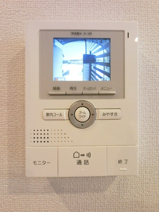 セキュリティ　録画機能付カラーモニターインターホン