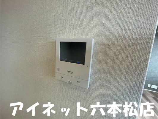 セキュリティ　モニタ付きで安心です。