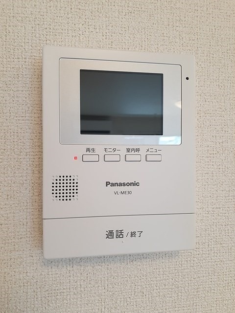 セキュリティ　来訪者の姿を確認できます。