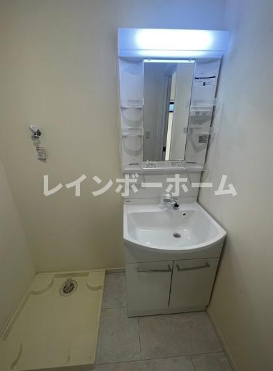 洗面設備　※建築中のため同施工参考写真となります。