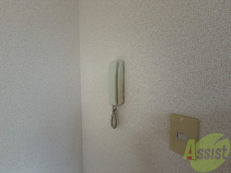 セキュリティ　来客時にはこちらのチャイムが鳴りますよ。