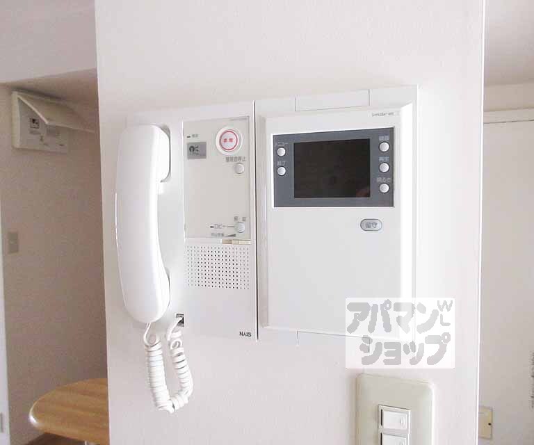 セキュリティ　モニター付きで安心です！