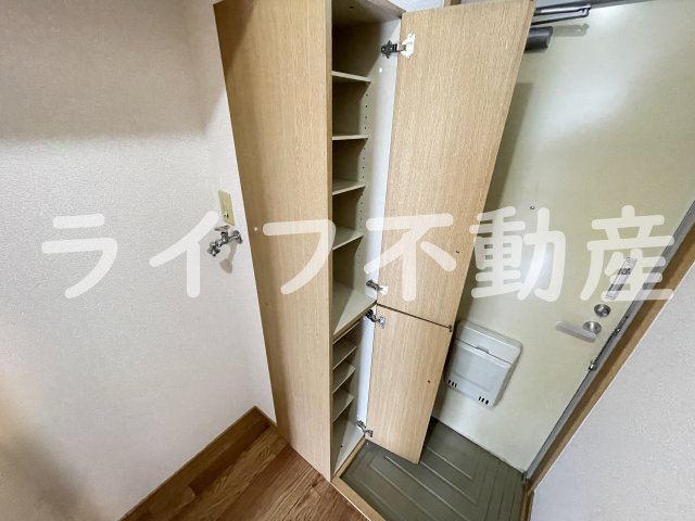 収納　ちょっとした収納スペースも充実しています