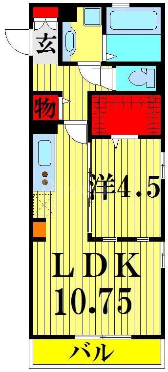 スクエア レイクの間取り写真