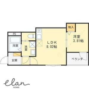 諏訪1丁目共同住宅の間取り写真