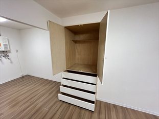 収納　衣類の収納に便利なクローゼットが付いています！