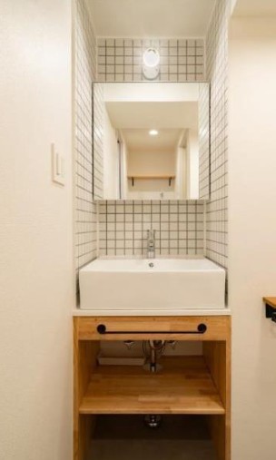 洗面設備　洗面台です。※イメージです。