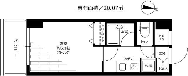ヴェルト板橋の間取り写真