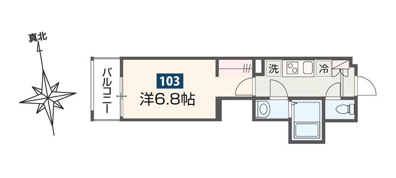 MELDIA高座渋谷IVの間取り写真