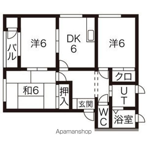 エスポワールの間取り写真