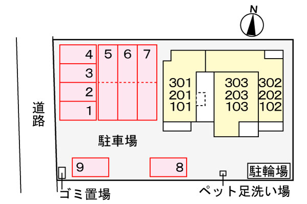 ＪＲ鹿児島本線 西熊本駅 徒歩25分 3階建 築3年のその他写真