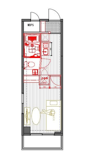 ライオンズマンション方南町駅前の間取り写真