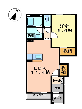 サンモールの間取り