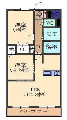 【フェリーチェIの間取り】