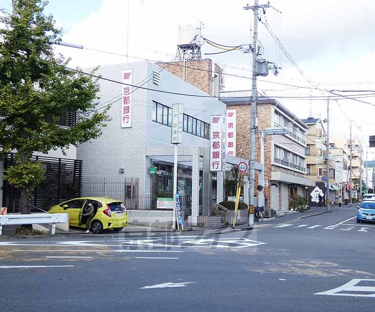 【京都市北区大宮薬師山西町のアパートの銀行】