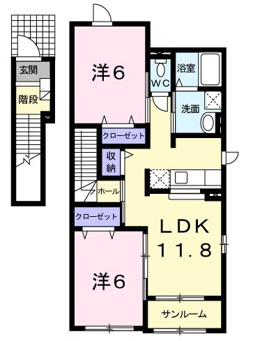 トレスメーラＡの間取り