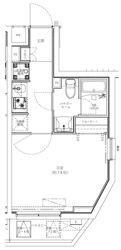 ジェノヴィア学芸大学の間取り