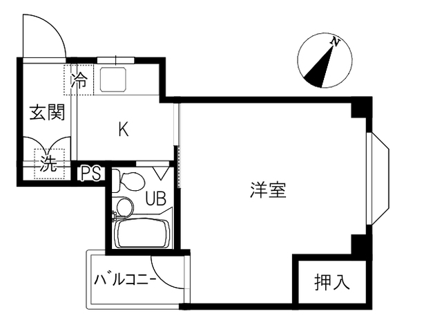 ジュネス笠舞の間取り