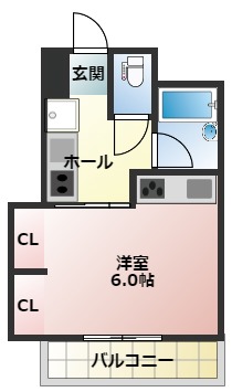 アモント中村の間取り