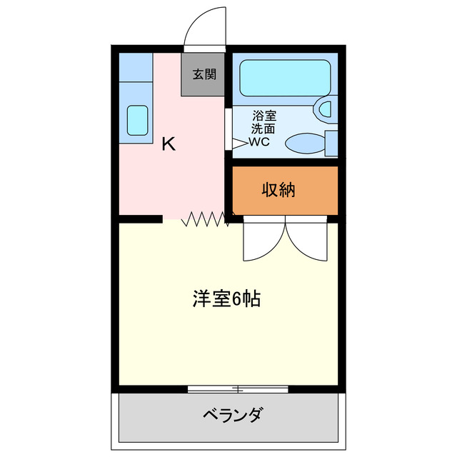 コーポ若葉の間取り