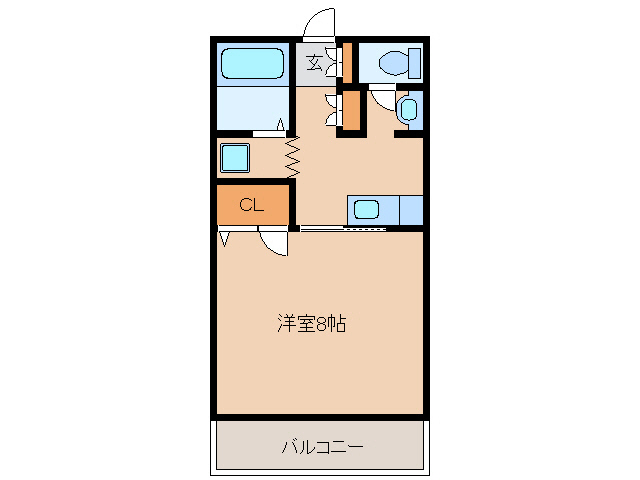 シーサイドコーポＤの間取り