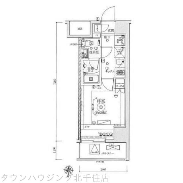 リヴシティ綾瀬ウエストの間取り