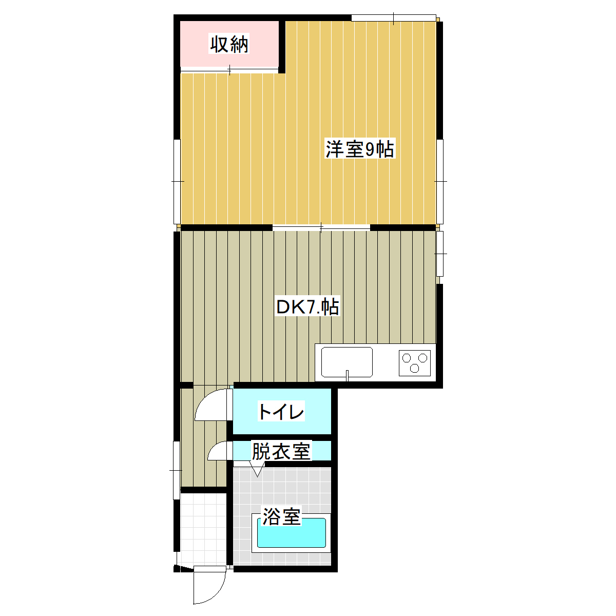 コーポ鈴木の間取り